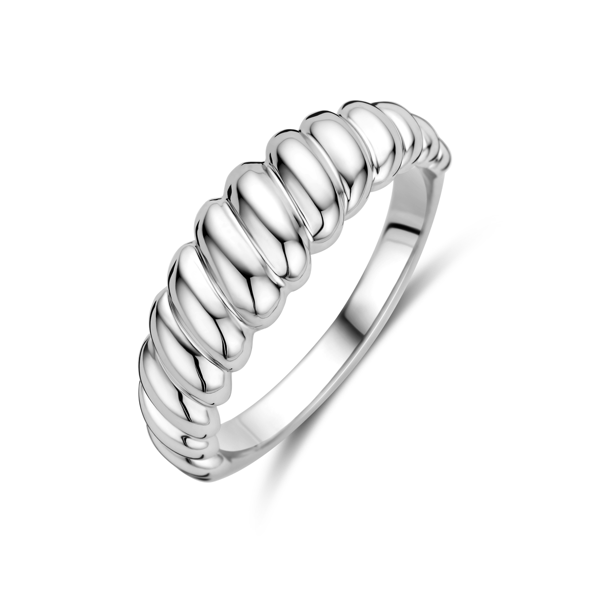 ring balloon zilver gerhodineerd