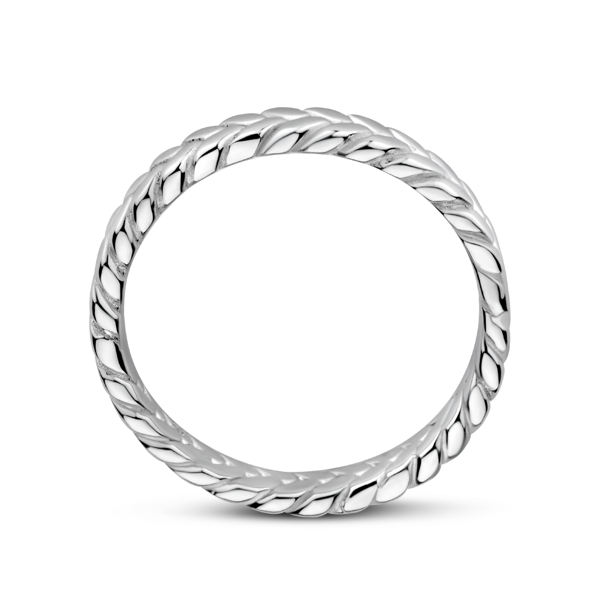 ring zilver gerhodineerd